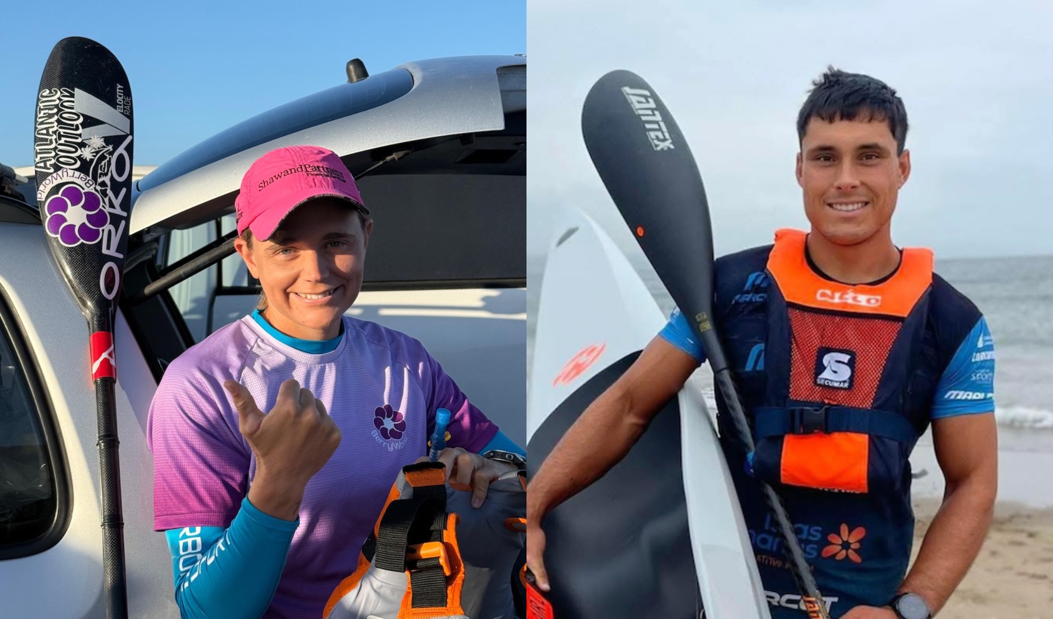 Kira Bester & Bernardo Pereira win opening stop of ICF Canoe Ocean Racing World Series in Madeira