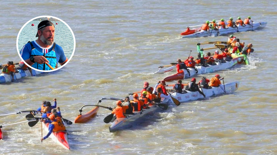 Vincent Descousse: double champion du monde et parrain du Fort Boyard Défi Va’a 2026
