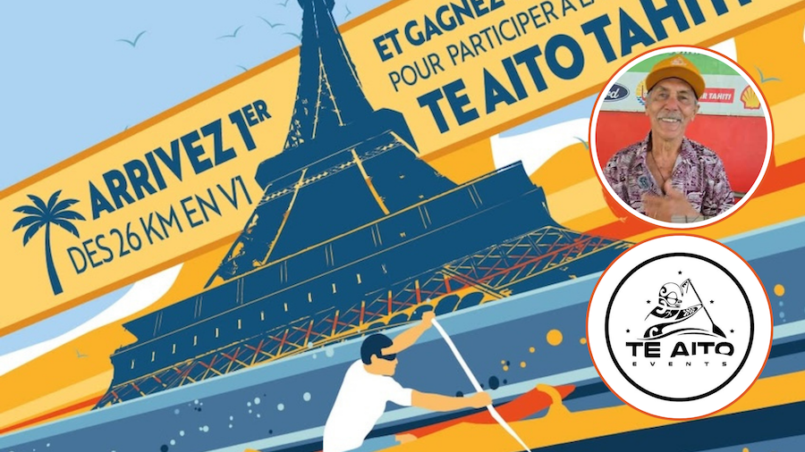 Te Aito arrive à Paris : la Légende du Va’a au Pied de la Tour Eiffel